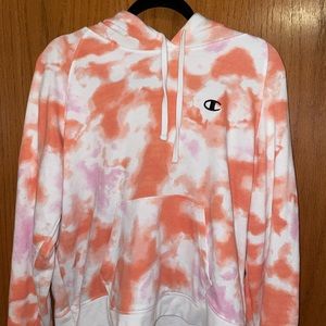 Tie dye champion hoodie